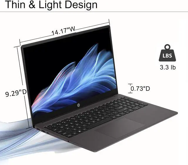 Alt view image 7 of 7 - HP 255 G10 Business Laptop (15.6" FHD Anti-glare, AMD Ryzen 7 7730U (> Intel i7-1355U) 64GB RAM, 2TB SSD) for Home, Student, Military Grade, Webcam w/Shutter, Numeric Keypad, Wi-Fi 6, Win 11 Pro