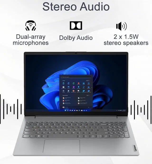 Alt view image 7 of 7 - Lenovo V15 Gen 4 Business Laptop (15.6" FHD Anti-Glare, AMD Ryzen 5 7520U (> Intel i5-1235U), 16GB DDR5, 512GB SSD) for Students & Home, Numeric Keypad, Webcam w/Shutter, Ethernet, Wi-Fi 6, Win 11 Pro