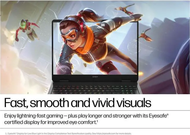 Alt view image 3 of 7 - HP OMEN 16 Gaming Laptop (16" 2K 144Hz, NVIDIA RTX 5060 8GB, AMD Ryzen 9 8940HX, 32GB DDR5 RAM, 1TB SSD, 16-core (> Intel i9-13900H)), 4-Zone RGB Backlit KB, IR Webcam, Ethernet, Wi-Fi 6E, Win 11 Home