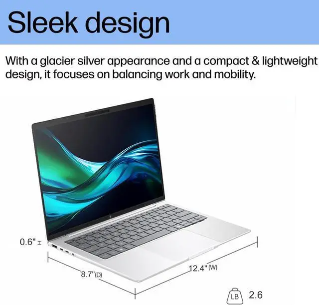 Alt view image 5 of 7 - HP EliteBook 1040 G11 Business Laptop (14" FHD+ Touchscreen, Intel 16-Core Ultra 7 165H (> i7-1370P), 32GB DDR5, 1TB SSD), 2x Thunderbolt 4, Backlit, Fingerprint, 5MP IR Webcam, Win 11 Pro, 2025 AI PC