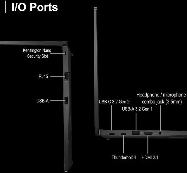 Alt view image 6 of 7 - Lenovo ThinkPad E14 Gen 6 Business AI PC Laptop (14" FHD+ Anti-Glare, Intel 12-Core Ultra 5 125U (> i7-1355U), 64GB DDR5 RAM, 2TB SSD) Backlit, Fingerprint, 1080p Webcam, Thunderbolt 4, Win 11 Pro