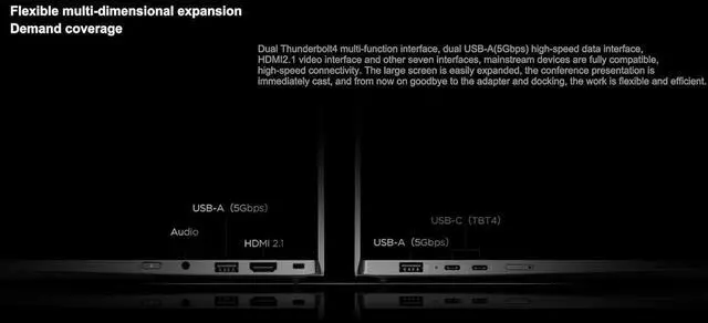 Alt view image 6 of 7 - Lenovo ThinkPad X1 Carbon Gen 13 Aura Edition AI PC Laptop (14" FHD+ Touchscreen, Intel 12-Core Ultra 7 255U, 32GB DDR5, 2TB SSD, (> i7-1355U)), 2X Thunderbolt 4, Backlit, FP, IR Webcam, Win 11 Pro