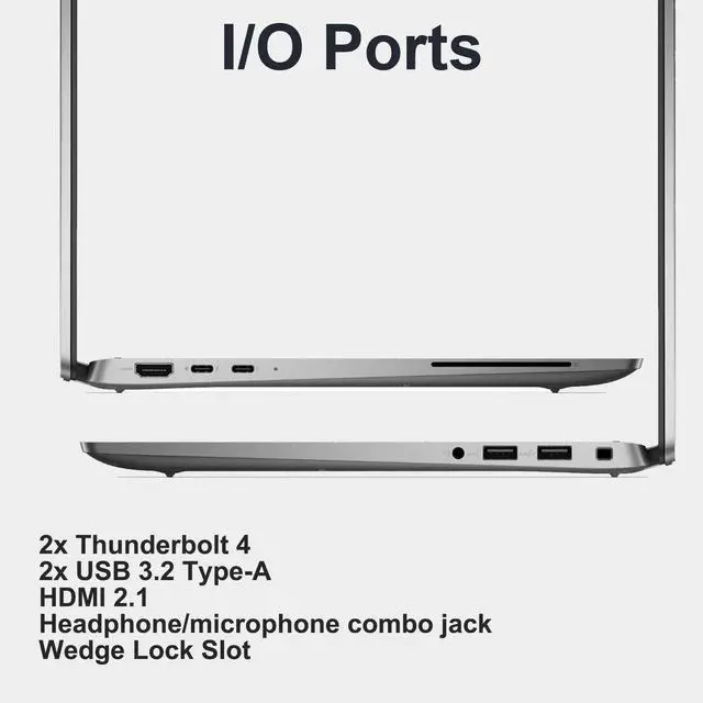 Alt view image 6 of 7 - Dell Latitude 7450 7000 2-in-1 Business AI PC Laptop (14" FHD+ Touchscreen, Intel 12-Core Ultra 7 165U (> i7-1365U), 16GB DDR5, 2TB SSD), Backlit, Fingerprint, Thunderbolt 4, IR Webcam, Win 11 Pro