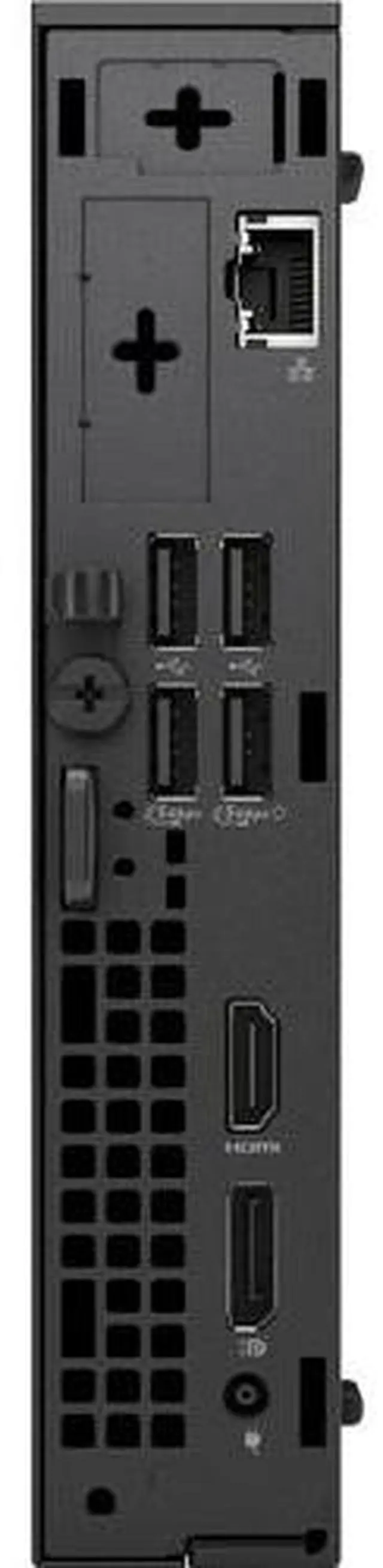 Alt view image 4 of 6 - Dell Pro Micro QCM1250 mini PC Desktop, Intel 20-Core i7 14700T, 16GB DDR5 RAM, 512GB SSD, Mini business PC, WIFI, Bluetooth, DisplayPort, HDMI, Windows 11 Pro, Black