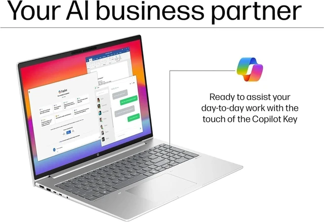 Alt view image 3 of 7 - HP ProBook 4 G1a Business AI PC Laptop (16" FHD+, AMD Ryzen 5 230 (> Intel i7-1355U), 32GB DDR5 RAM, 1TB SSD, Radeon760M Graphics), HP Wolf Security, Backlit, Fingerprint, 1080p Webcam, Win 11 Pro