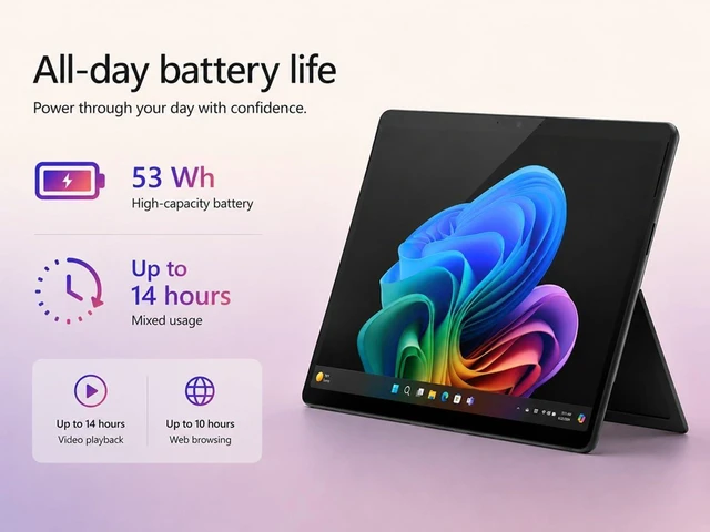 Alt view image 5 of 7 - Microsoft Surface Pro 2-in-1 Tablet Laptop AI Copilot+ PC for Business (13" 2.8K OLED 120Hz Touchscreen, Snapdragon X Elite (> Intel i7-1355U), 16GB DDR5, 512GB SSD), 14-Hr Battery Life, Win 11 Home