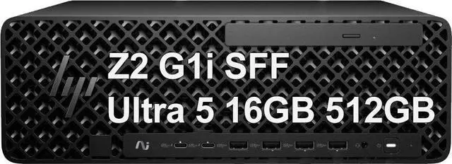 Main image of HP Z2 G1i SFF Workstation Desktop - Intel Core Ultra 5 235 - 16GB Memory - 512GB SSD - Windows 11 Pro