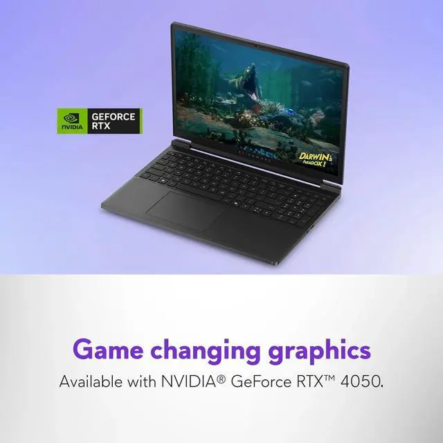 Alt view image 5 of 7 - 2026 Alienware 15 Gaming Laptop (15.3" FHD+ 165Hz, AMD Ryzen 5 220 (> Intel Ultra 7-155U), 32GB DDR5, 1TB SSD, NVIDIA GeForce RTX 4050 6GB), Backlit, Cryo-tech Cooling, Ethernet, Windows 11 Home