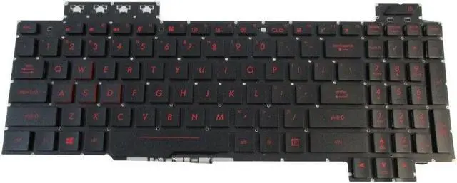 Main image of replacement keyboard for Asus FX503 FX503V FX503VD FX503VM Red Backlit