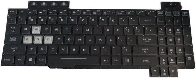 Alt view image 2 of 7 - replacement keyboard for Asus TUF Gaming FX504 FX505 FX507 FX80 FX86 Backlit  - FULL RGB