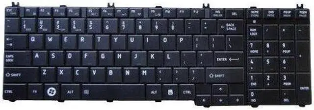 Main image of replacement keyboard for Toshiba Satellite C650 C655 L650 L655 L670 L675 L750 L755 US