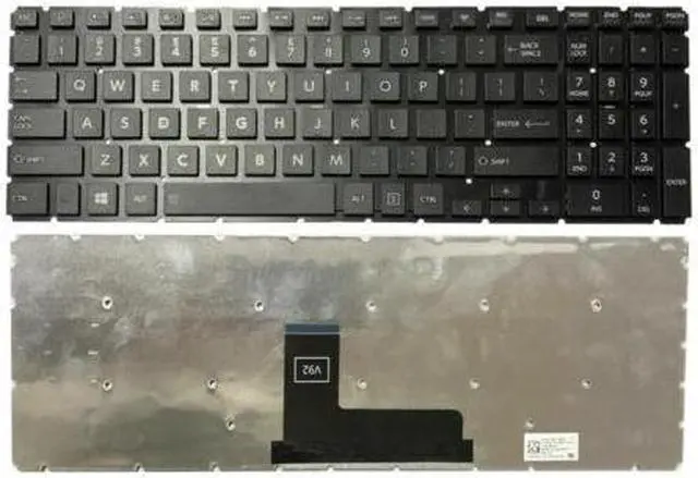 Alt view image 2 of 5 - replacement keyboard for Toshiba Satellite C55-C5232 C55-C5241 C55-C L55-C L55D-C US  BLACK
