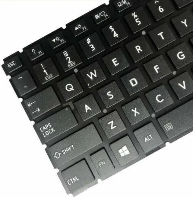 Alt view image 3 of 5 - replacement keyboard for Toshiba Satellite C55-C5232 C55-C5241 C55-C L55-C L55D-C US  BLACK