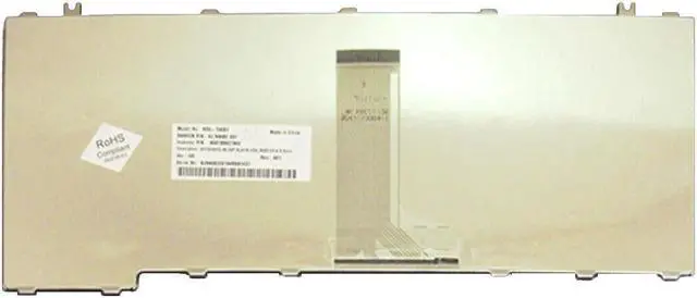 Alt view image 3 of 5 - replacement keyboard for TOSHIBA A300 M300 L30  US BLACK NSK-TAE01 9J.9082.E01 6037B0027802