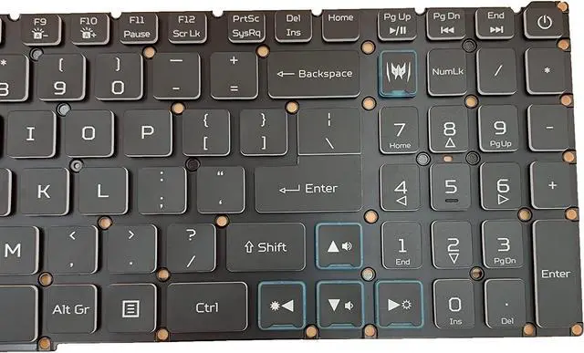 Alt view image 2 of 5 - replacement keyboard for ACER Predator Helios 300 PH315-52 PH317-53 N18I2 N18I3 US with Backlit
