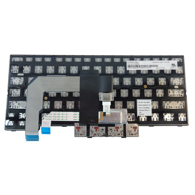thumbnail image 2 of Lenovo ThinkPad A485 T470 T480 Non-Backlit Laptop Keyboard With TrackPoint 01HX379 2 of 2