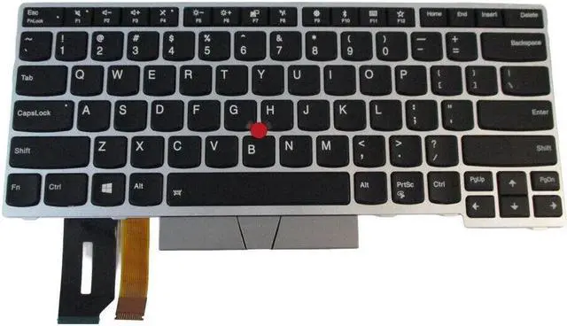 Main image of replacement keyboard for Lenovo ThinkPad E480 E490 L380 L390 T480s Backlit  with Pointer 01YN420