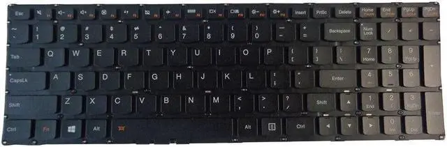Main image of replacement keyboard for Lenovo Yoga Y70-70 Black Backlit  - US Version