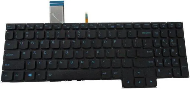 Main image of replacement keyboard for Lenovo Legion 5-15ARH05H 5-15IMH05 5-15MH05H Backlit  with Blue Keys