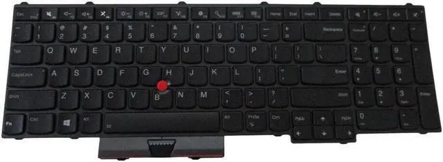 Main image of replacement keyboard for Lenovo ThinkPad P71 20HK 20HL Backlit  01HW200