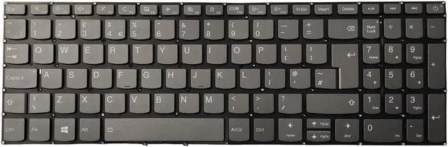 Alt view image 2 of 5 - replacement keyboard for Lenovo Ideapad 320-15ABR 320-15IAP 320-15AST 320-15IKB 320-15ISK  UK LED
