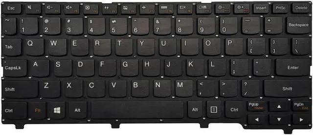 Alt view image 2 of 5 - replacement keyboard for Lenovo Ideapad 110S-11AST 110s-11IBR  US Black without backlit