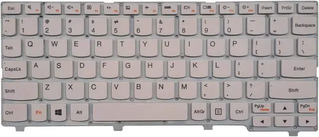 Alt view image 2 of 5 - replacement keyboard for Lenovo IDEapad 100S-11IBY  US  WHITE QWERTY