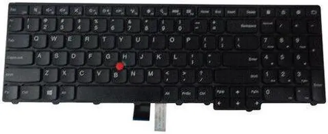 Main image of replacement keyboard for Lenovo ThinkPad T540p T550 T560 Non-Backlit  with Pointer 04Y2348 0C44913