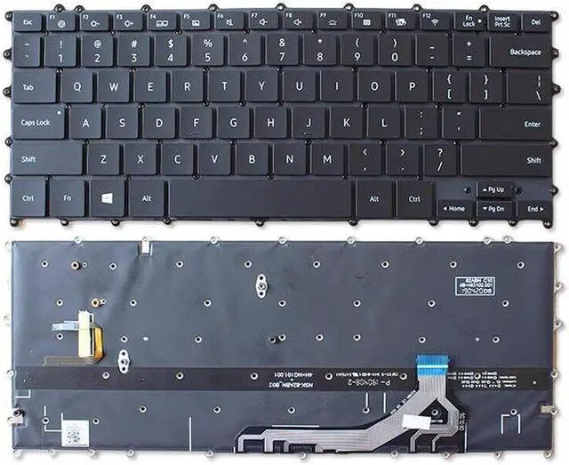 Alt view image 2 of 4 - Keyboard For Samsung NP930MBE 930MBE NP930MBE-K05US BA59-04382A backlit US black