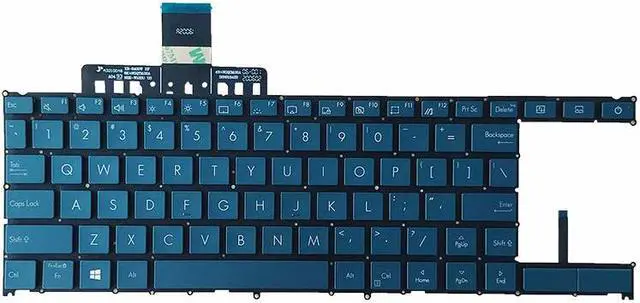 Alt view image 2 of 4 - US Keyboard For ASUS ZenBook UX482E UX482EA UX482EAR UX482EG UX482EGR backlit