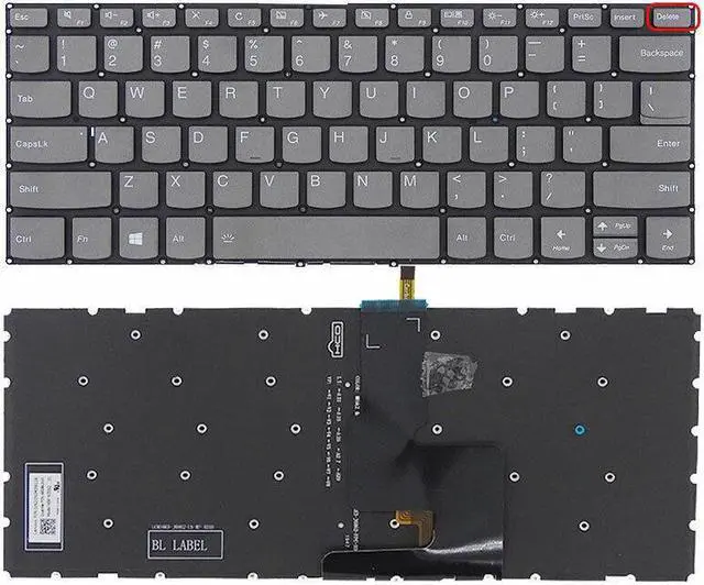 Alt view image 2 of 5 - US Keyboard for Lenovo IDEapad 330S-14IKB 330S-14AST 330-14IKB 330-14IGM
