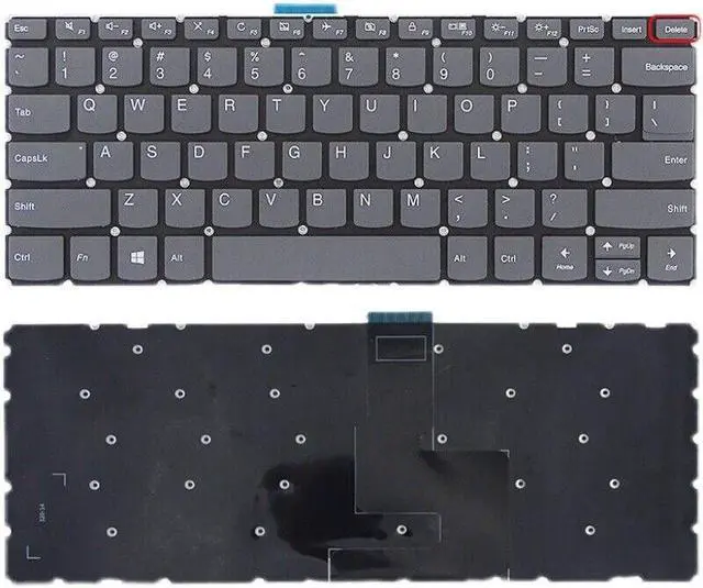 Alt view image 3 of 5 - US Keyboard for Lenovo IDEapad 330S-14IKB 330S-14AST 330-14IKB 330-14IGM