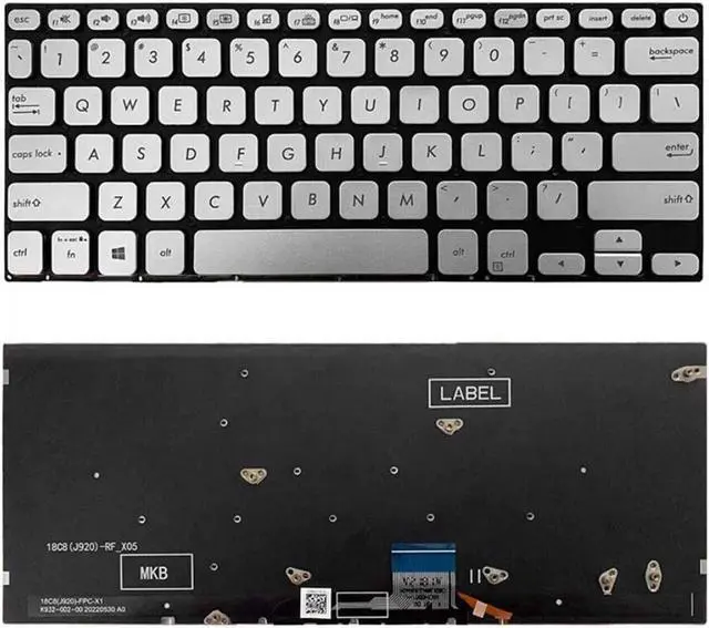 Alt view image 3 of 5 - Keyboard for ASUS S14 X430 K430 A430 X430U S403 S4300F S4300FN S4300U US