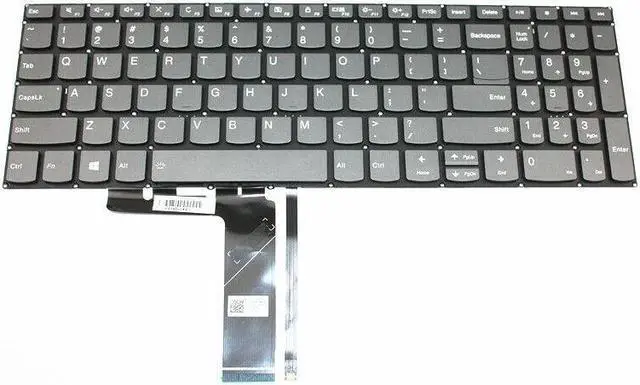 Alt view image 2 of 5 - US Black Keyboard for Lenovo V15 G1-IML V17-IIL no frame