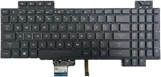 Alt view image 3 of 5 - replacement keyboard for ASUS GL504 GL504GV GL504G GL504GM GL504GW 0KNB0-661BUS00 Backlight