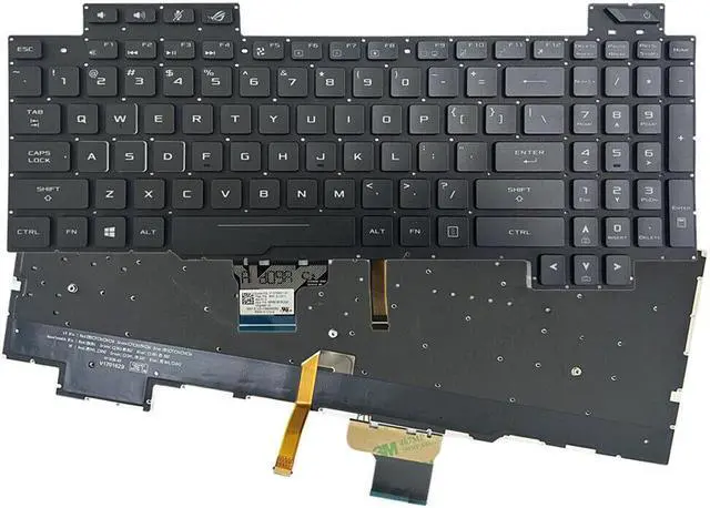 Alt view image 2 of 5 - replacement keyboard for ASUS GL504 GL504GV GL504G GL504GM GL504GW 0KNB0-661BUS00 Backlight