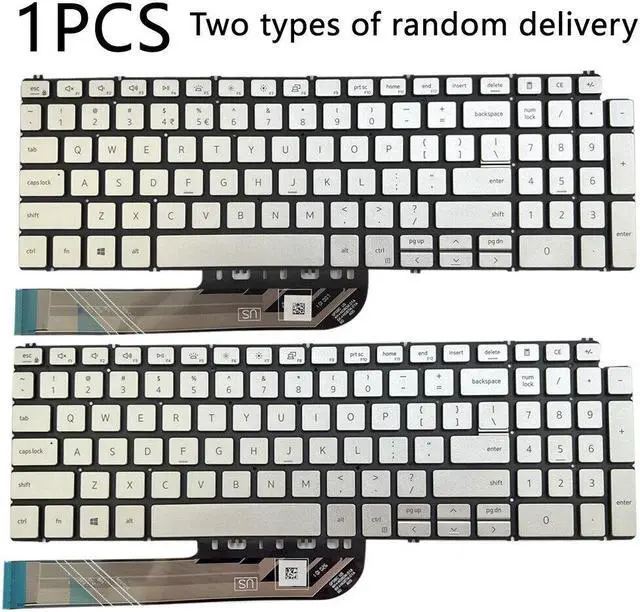 Main image of Backlight Keyboard US Sliver for Dell Inspiron 15 7590 7591 7791 5584 5590 5593
