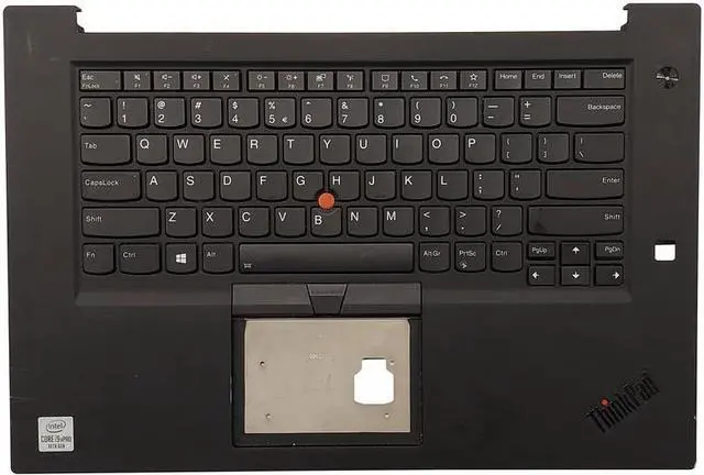 Main image of replacement keyboard for LENOVO THINKPAD P1 X1 EXTREME GEN 2 Palmrest  US QWERTY BACKLIT LED