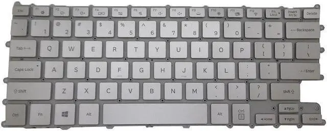Main image of Keyboard For Samsung NP930QBE 930QBE English US With Backlit Silver