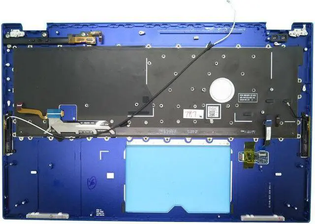 Alt view image 2 of 4 - Keyboard PalmRest For Samsung NP950QCG 950QCG English US Upper Case Cover