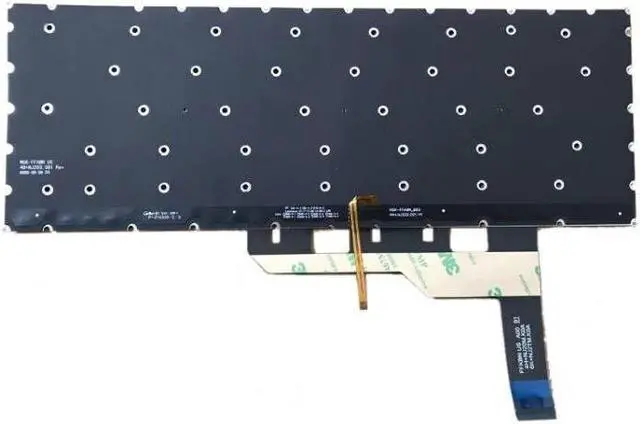 Alt view image 3 of 5 - replacement keyboard for MSI MoDErn 14 B4MW MS-14DK MS-14D3 B11MO US  White color  Backlit