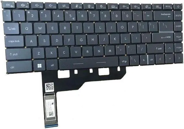 Alt view image 2 of 5 - replacement keyboard for MSI MoDErn 14 B4MW MS-14DK MS-14D3 B11MO US  White color  Backlit