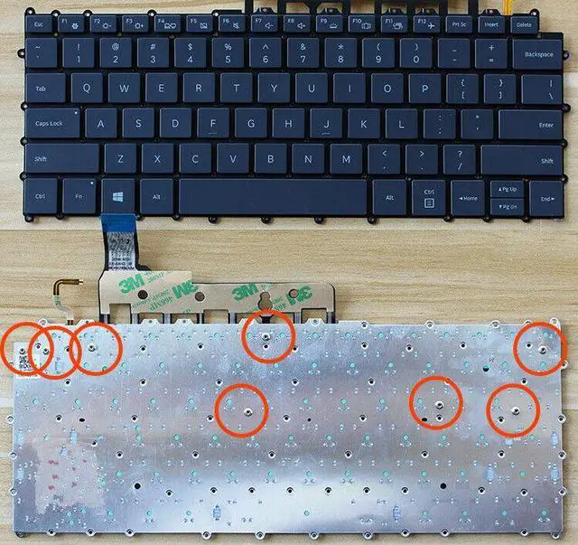 Main image of replacement keyboard for Samsung Galaxy Book S NP767XCM NP767XCM-K01US NP767XCM-K02US US