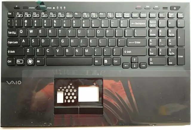 Main image of replacement keyboard for Sony VAIO VPC-SE VPCSE VPCSE13FX VPCSE2HFX Palmrest US