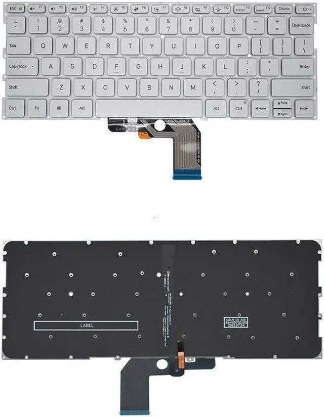 Alt view image 3 of 5 - replacement keyboard for Xiaomi MI AIR 13.3 Inch 161301 TM1704 TM1703 TM1613R TM1604 US