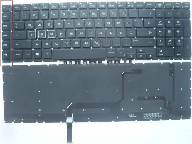 Alt view image 2 of 4 - replacement keyboard for HP Omen 17-CB 17-cb1070nr 17-cb1072nr cb0050nr US  RGB Backlit