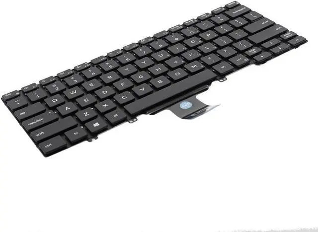 Alt view image 6 of 6 - US Keyboard For DELL Latitud E5200 3300 5300 7200 7300 3301 7290 5310 Black