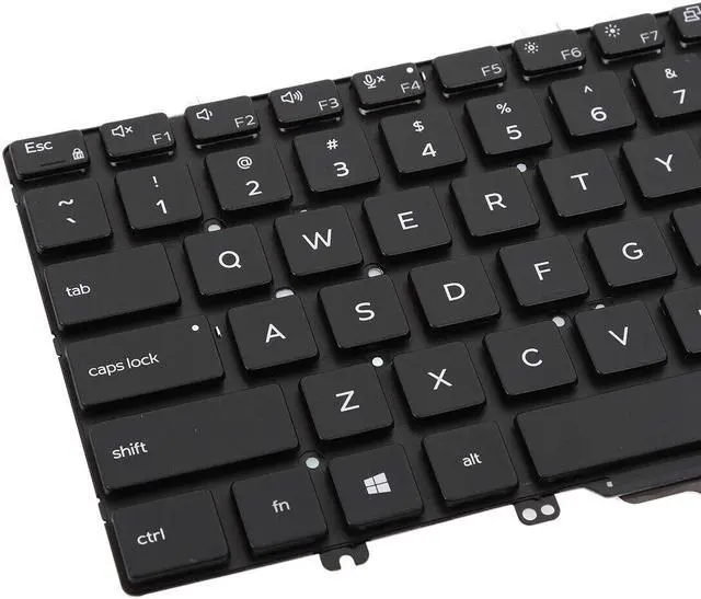 Alt view image 5 of 6 - US Keyboard For DELL Latitud E5200 3300 5300 7200 7300 3301 7290 5310 Black
