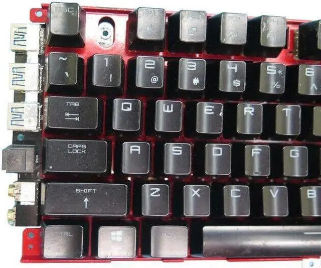 Alt view image 3 of 5 - RGB Backlit English Mechanical Keyboard For MSI GT80 GT80S GT83 VR MS-1815