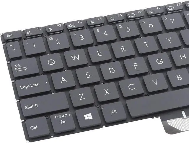 Alt view image 2 of 5 - US Keyboard For Asus VivoBook S14 S433EA S433EQ S433FL S433FA S433JQ X421 Black